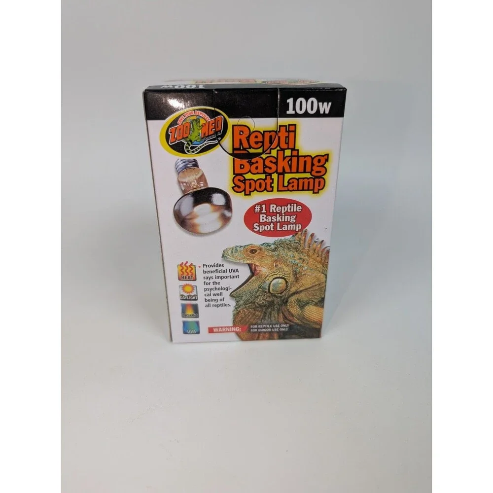 Zoo Med Repti Basking Spot Lamp 100W SL-100 Reptile Heat UVA Terrarium Bulb New